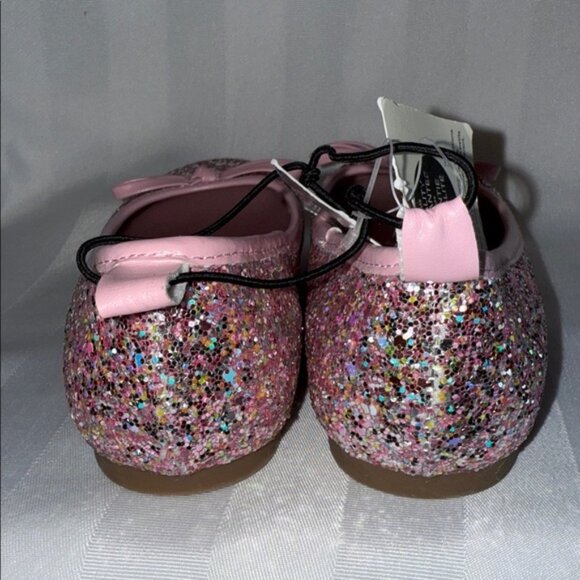George Sparkling Pink Ballet Flats Kids Girls Size 13 - Picture 4 of 9